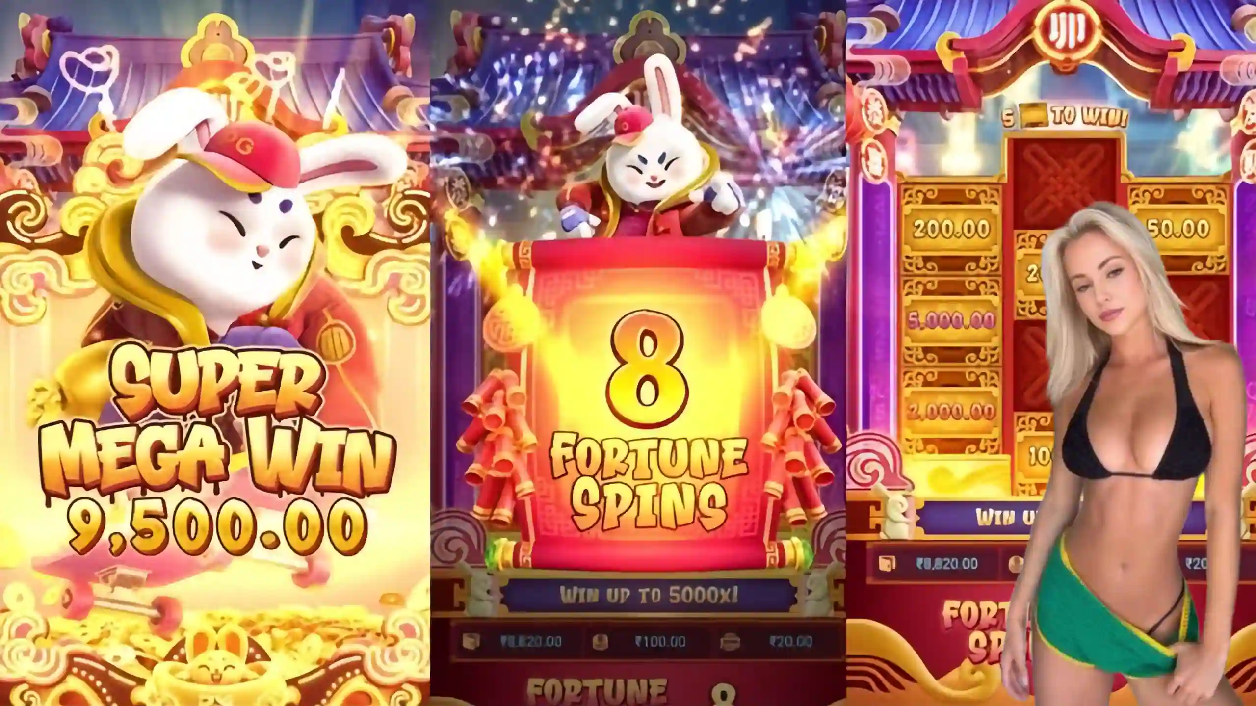 Wild Expansivo Fortune Rabbit 967 - Coelho Dourado que Expande